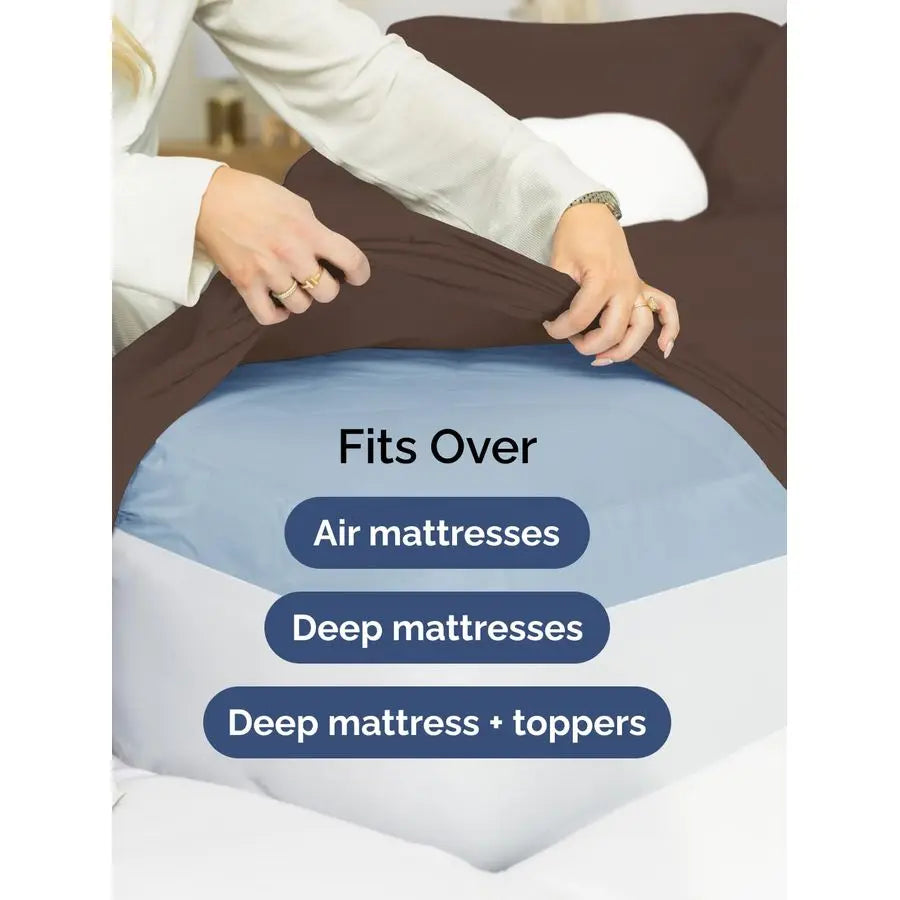 Deep Pocket Sheet Set Ultra Soft Luxurious Bedding