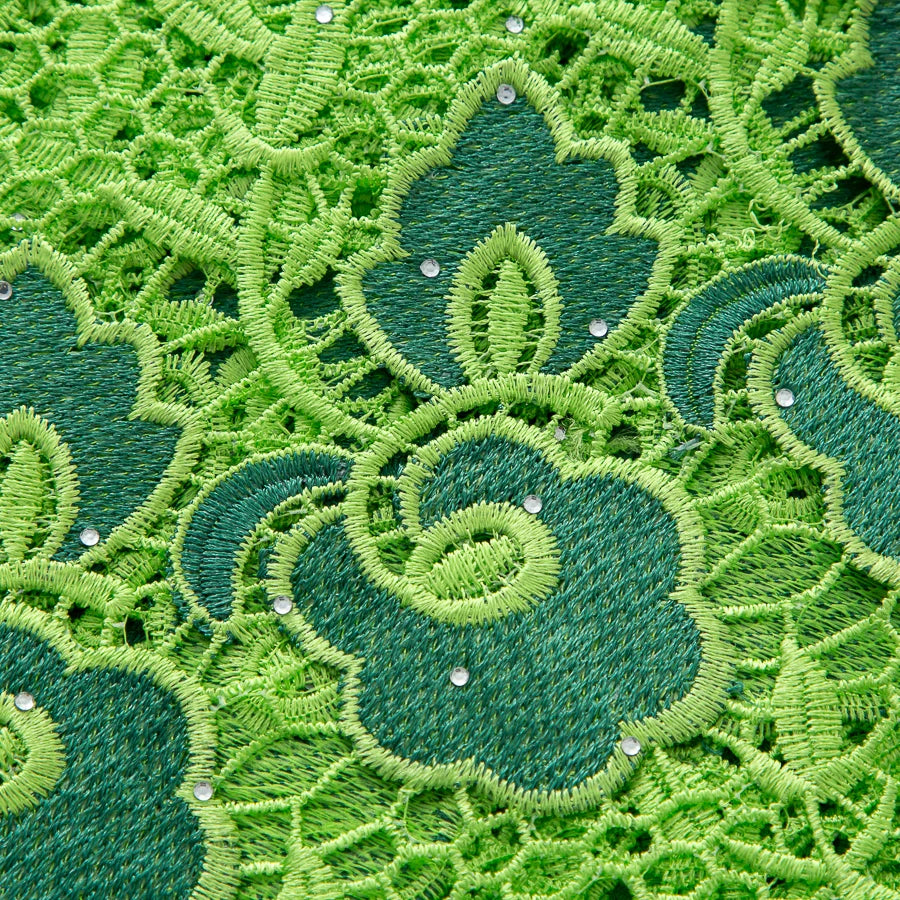 NONECN African Guipure Water Lace Fabric Embroidery For Wedding Dresses