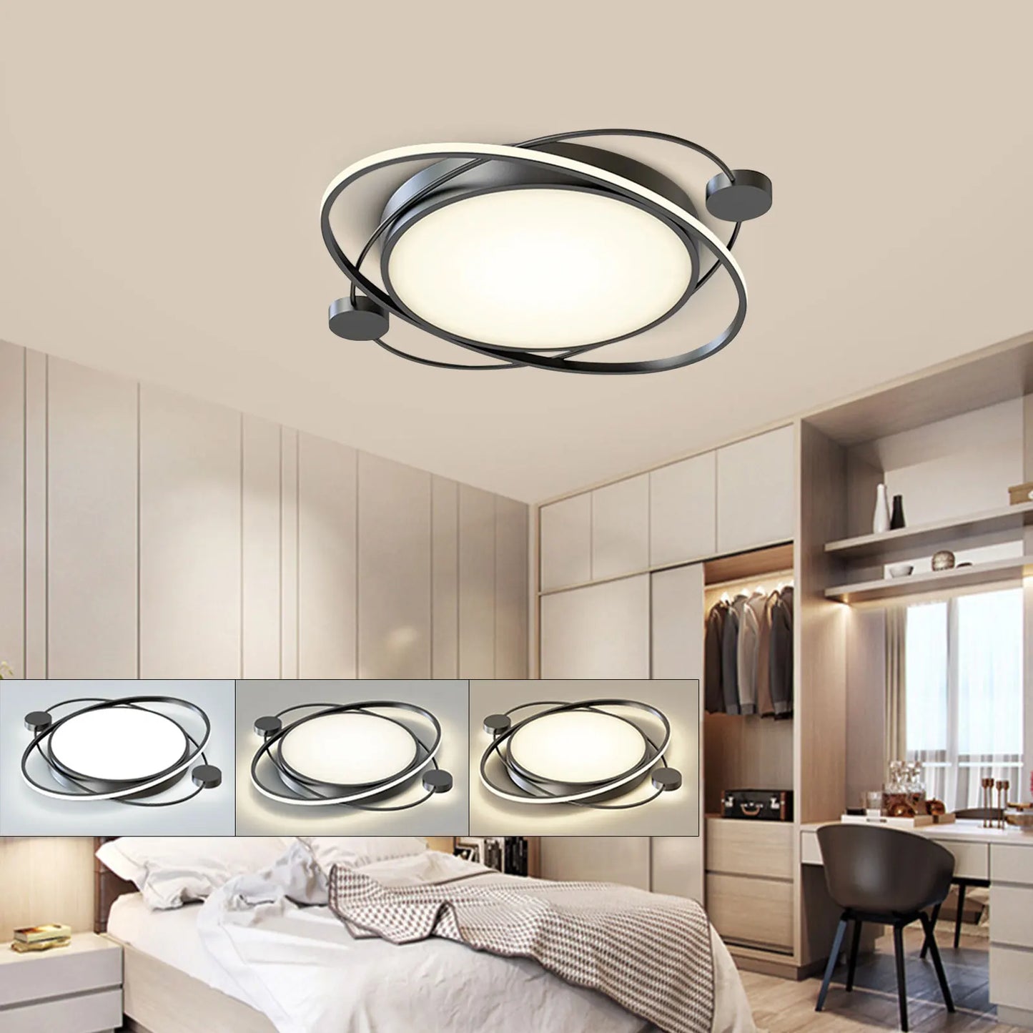 Dimmable LED Ceiling Light 48W Energy Efficient For Home Office