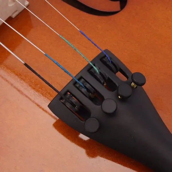 Solid Wood Violin Set With Case Bow Rosin For Beginners