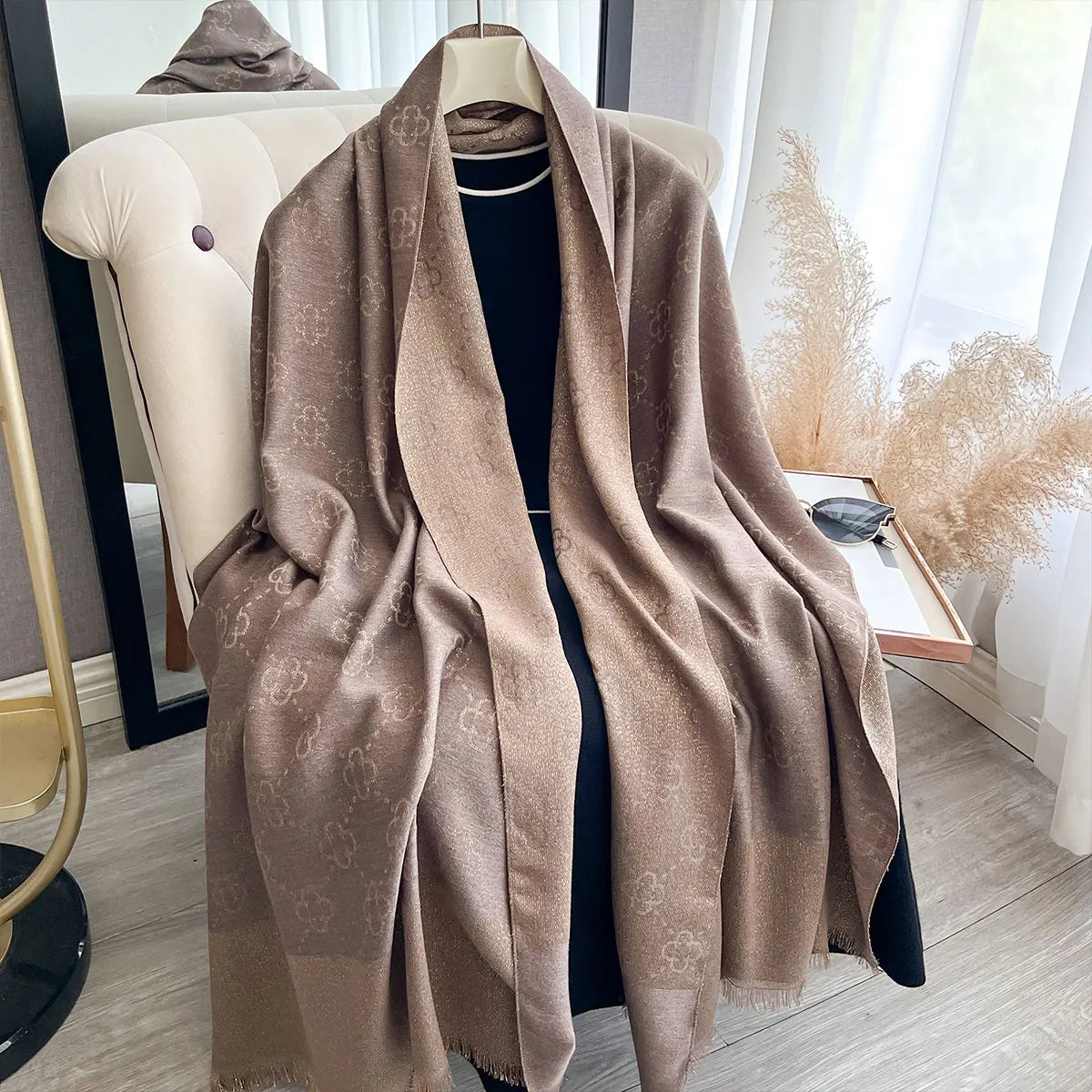 Elegant Muslim Hijab Sun Protection Scarf for Women