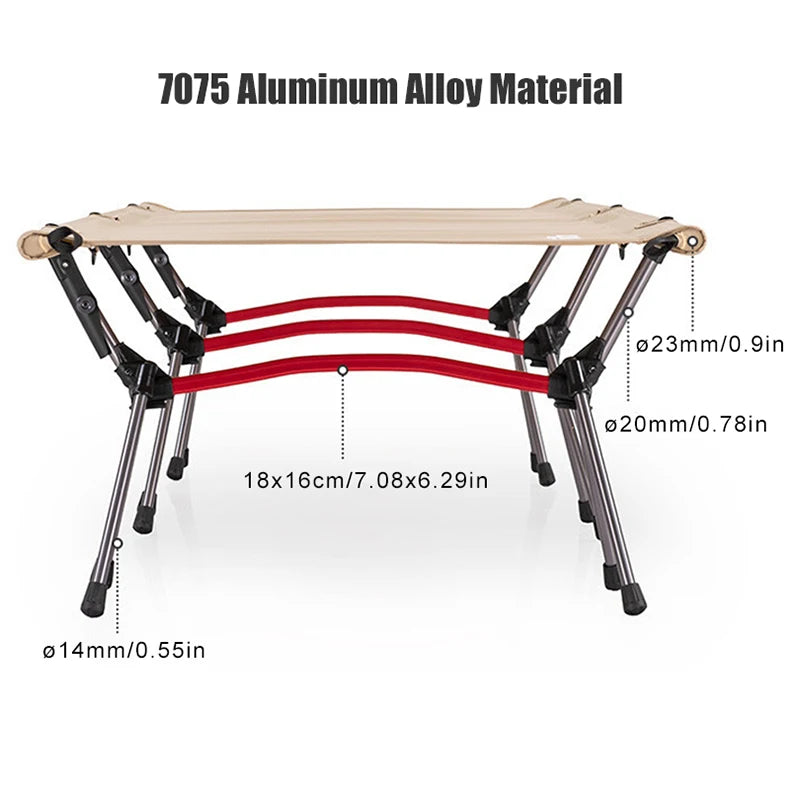 West Tune Ultralight Camping Cot With Leg Extenders Outdoor