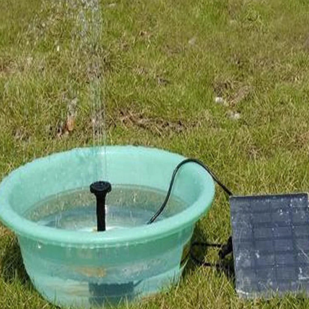 Hosport Solar Fountain Pond Pump Kit With Nozzles Bird Bath
