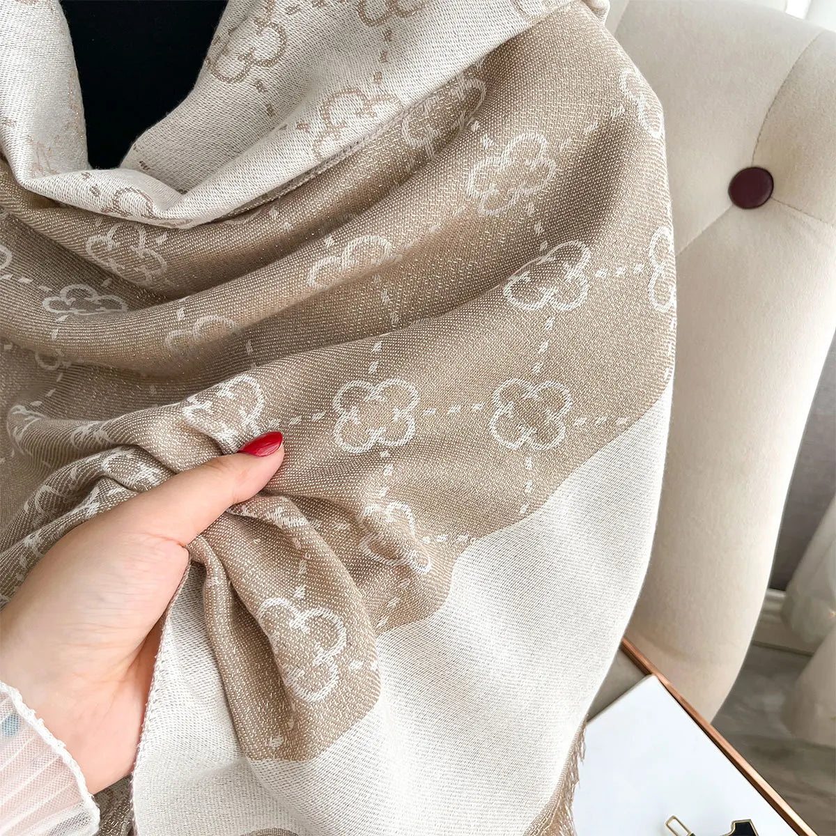 Elegant Muslim Hijab Sun Protection Scarf for Women