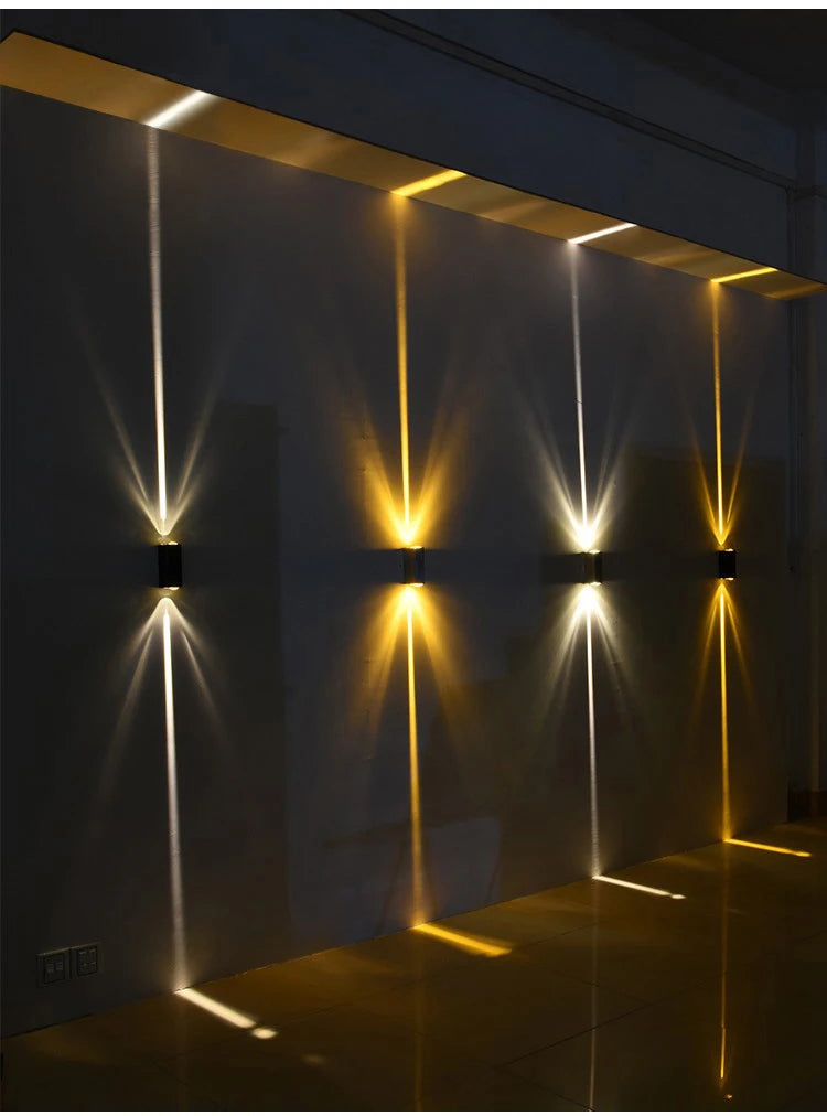 Aluminum COB Outdoor Wall Light IP65 Waterproof Sconce