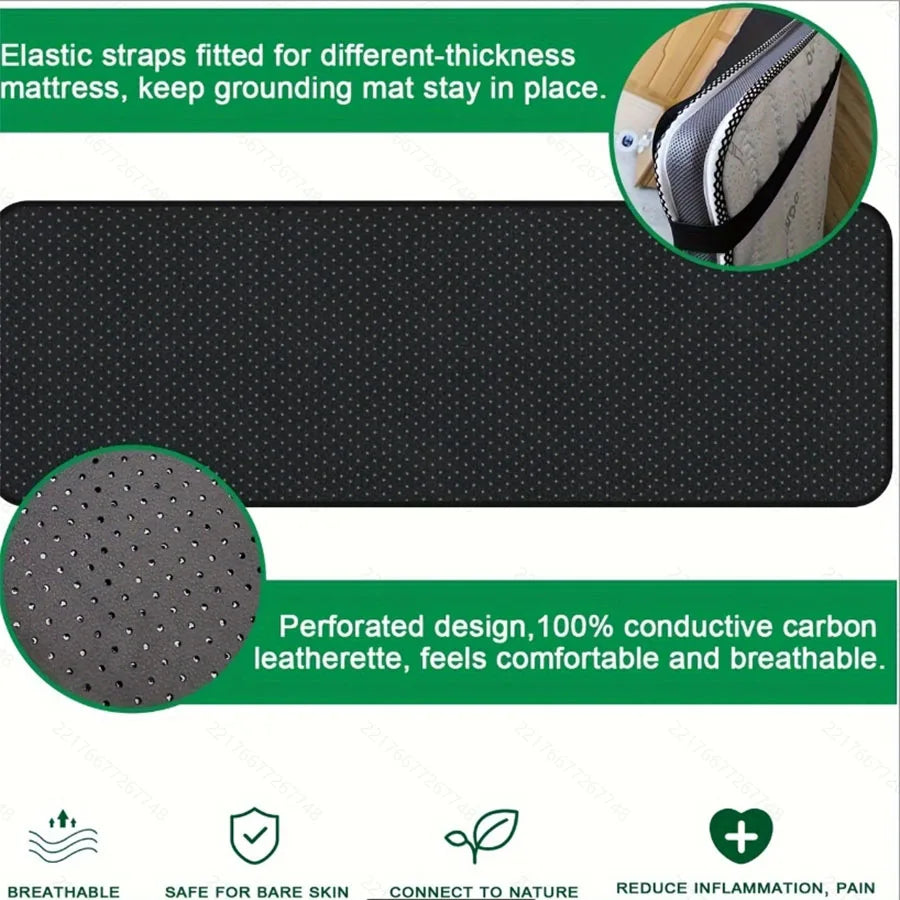 Bed Grounding Pad With Grounding Wire For Sleep Comfort