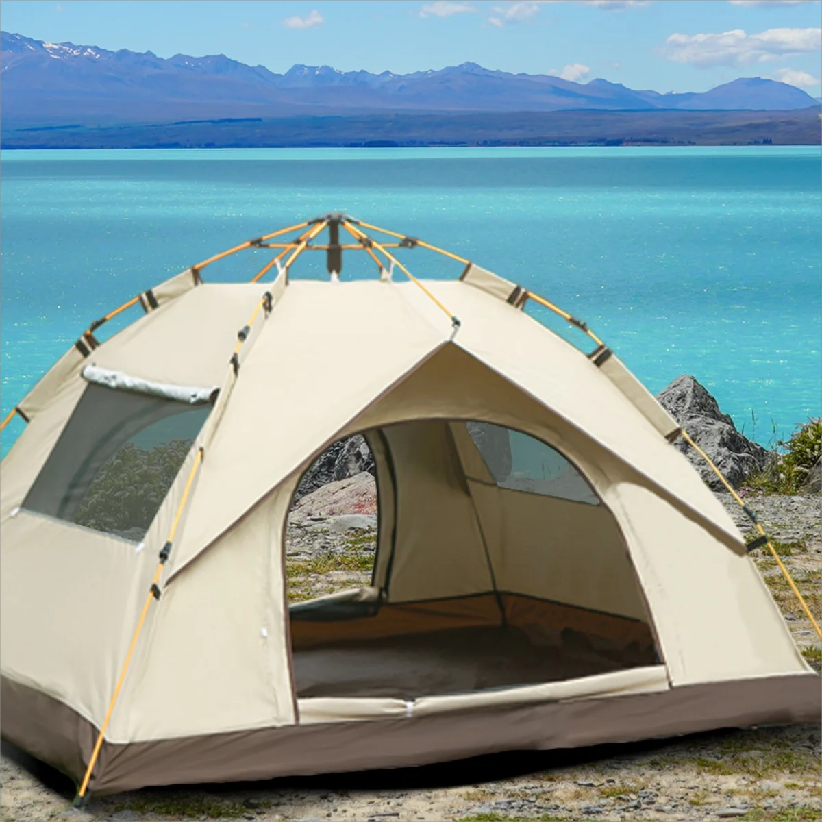 Pakicetus Outdoor Quick Open Camping Tent