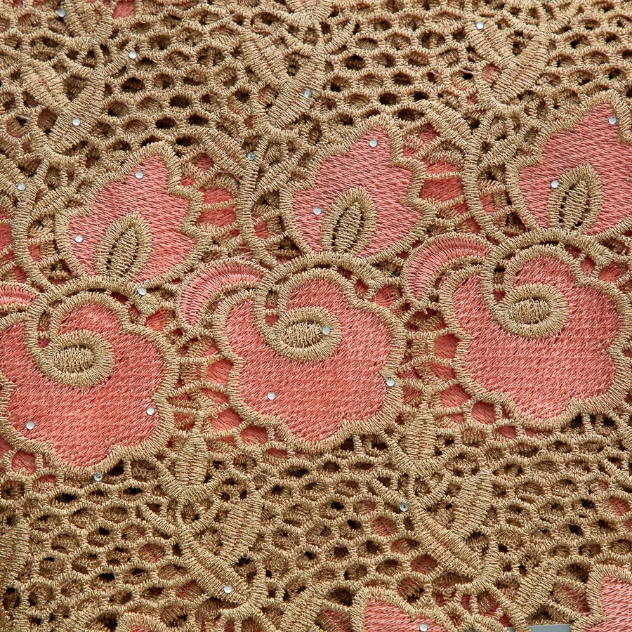 NONECN African Guipure Water Lace Fabric Embroidery For Wedding Dresses