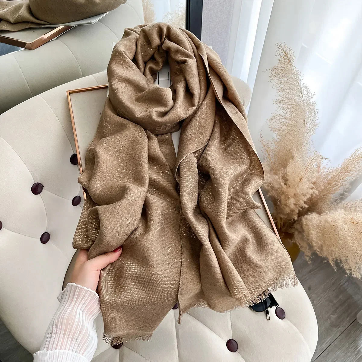 Elegant Muslim Hijab Sun Protection Scarf for Women