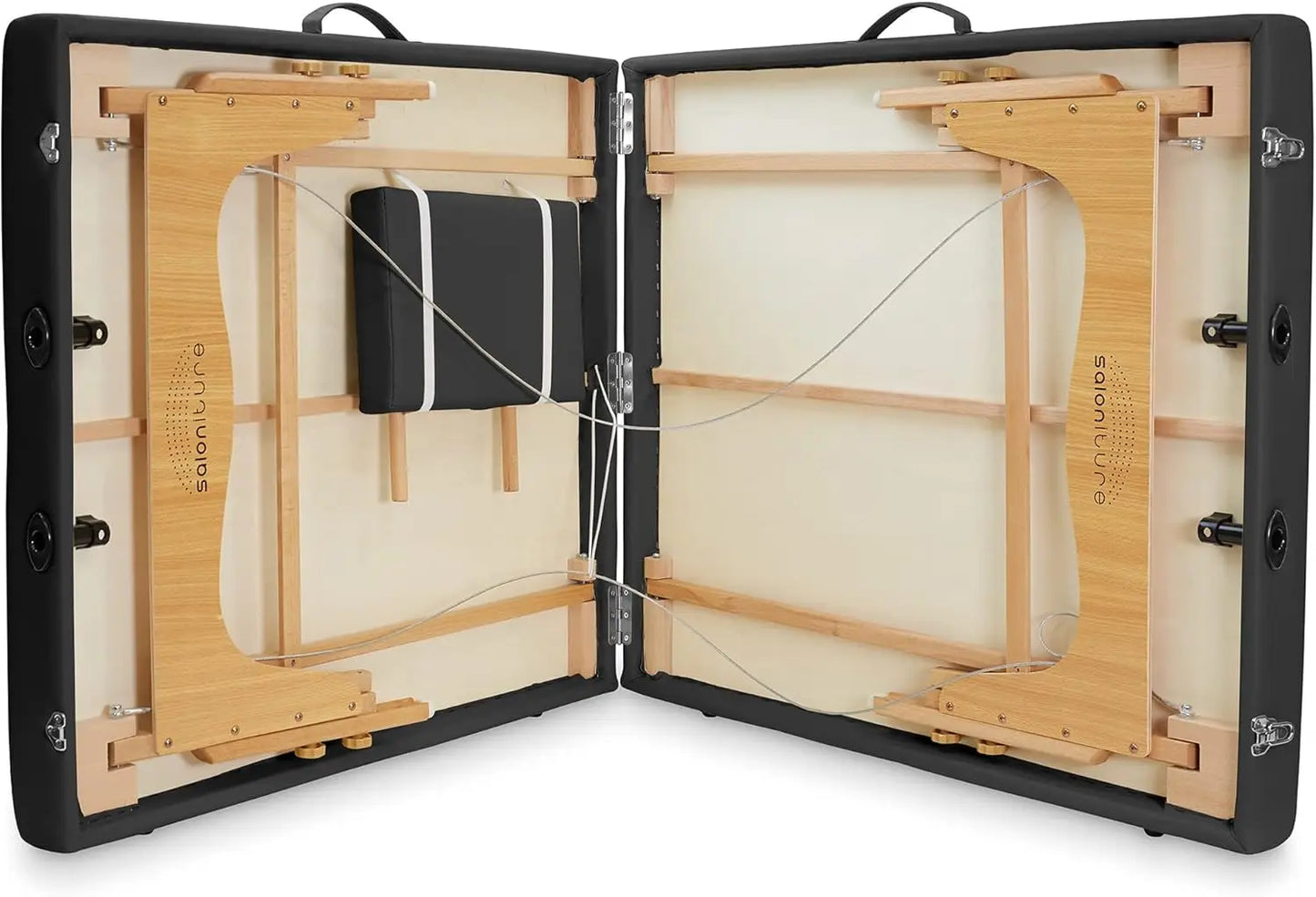 Portable Massage Table With Low Ground Platform High Density Foam