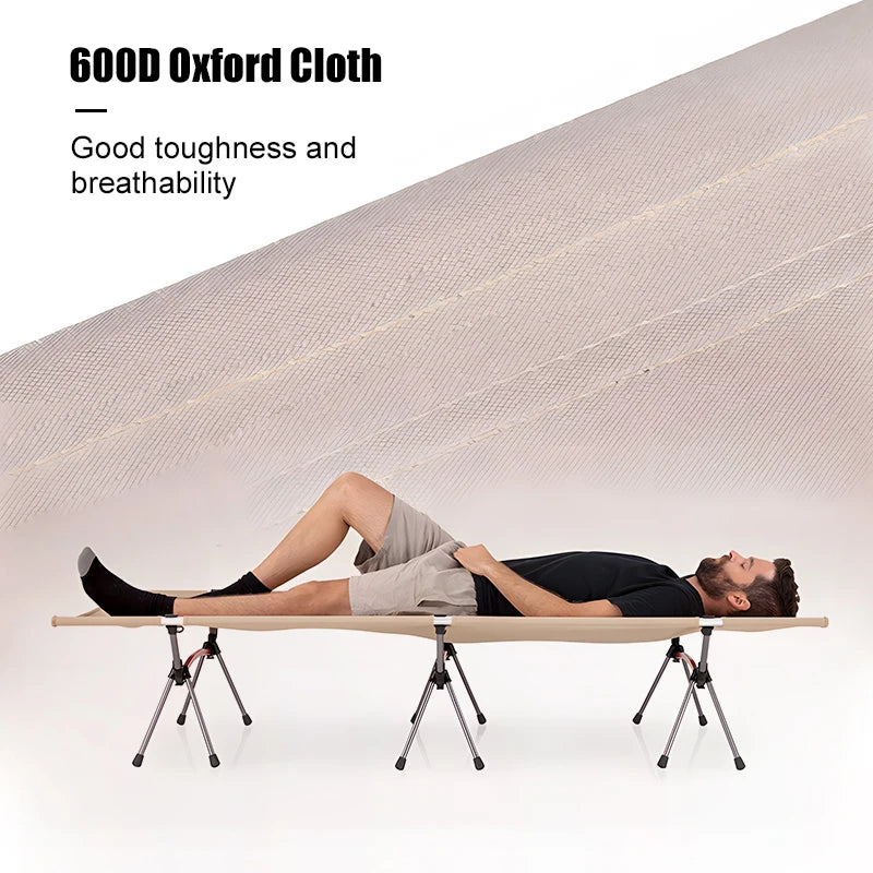 West Tune Ultralight Camping Cot With Leg Extenders Outdoor