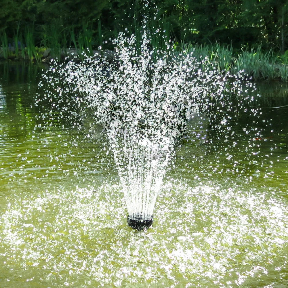 Hosport Solar Fountain Pond Pump Kit With Nozzles Bird Bath