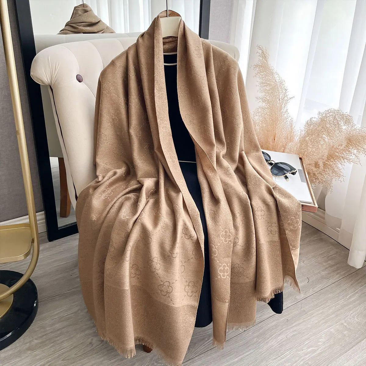 Elegant Muslim Hijab Sun Protection Scarf for Women