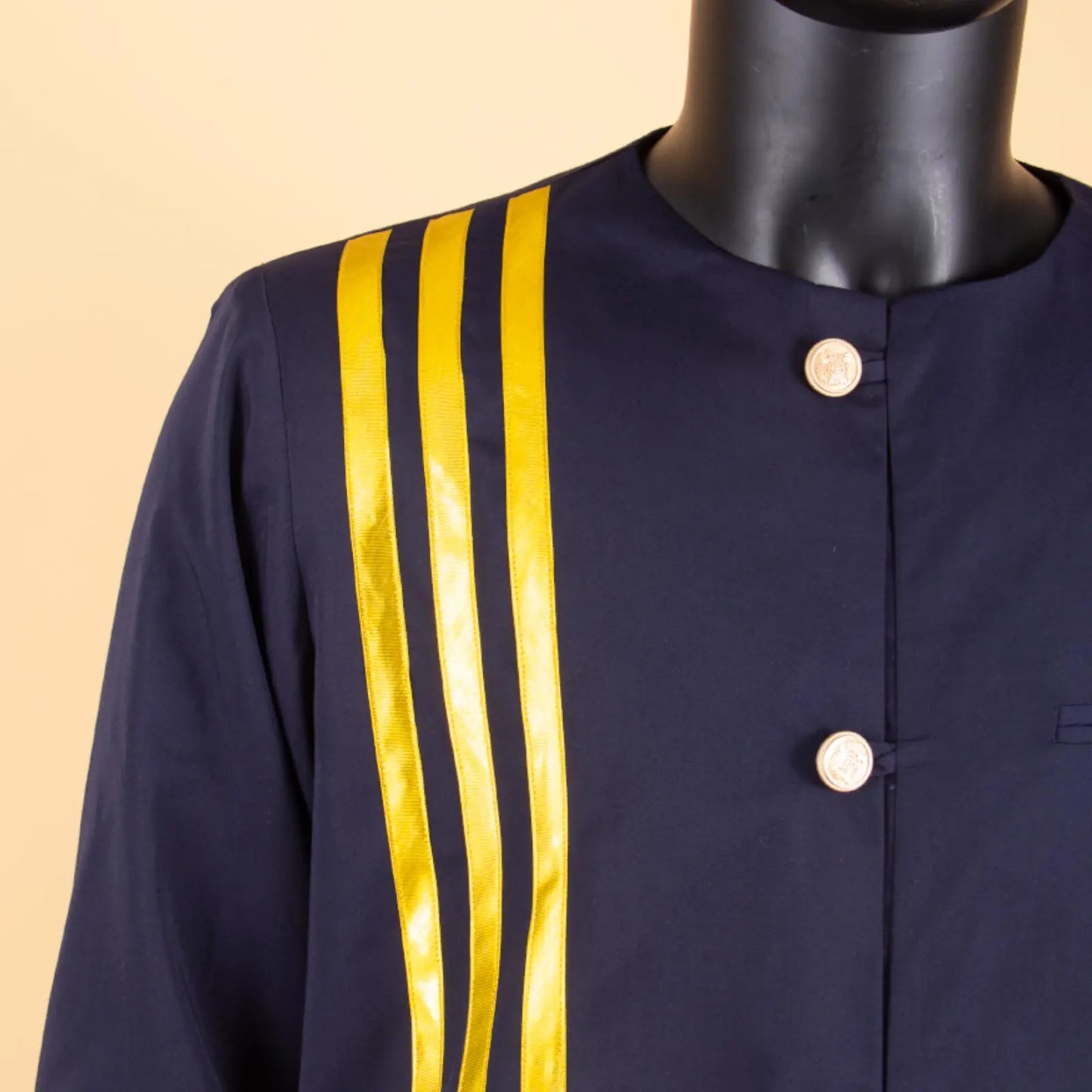 APTXCN Bazin Men African Suit Set Single Breasted