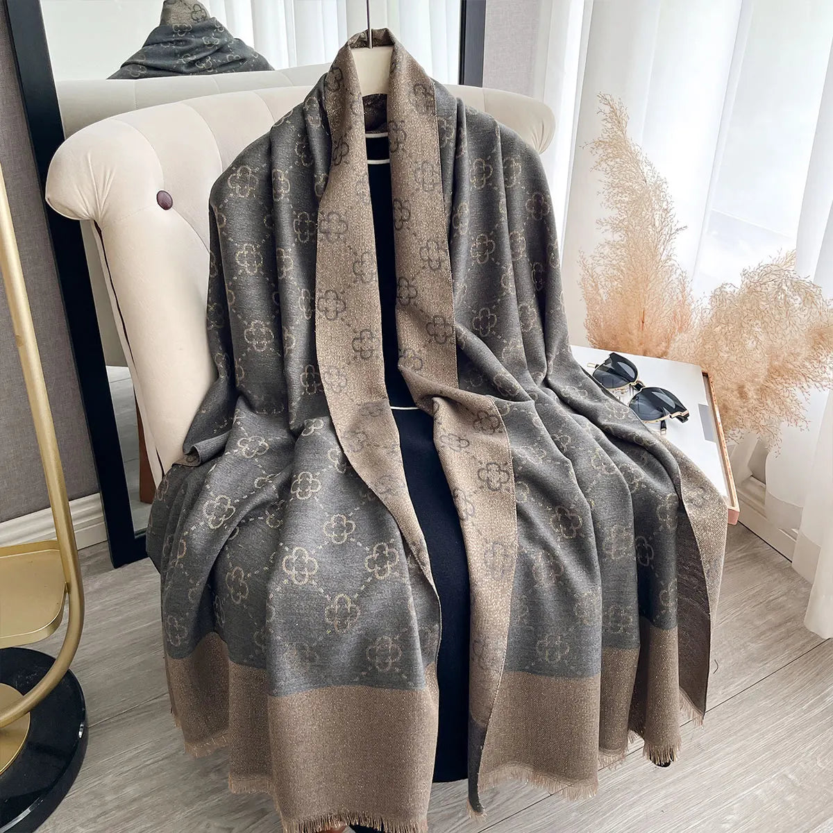 Elegant Muslim Hijab Sun Protection Scarf for Women