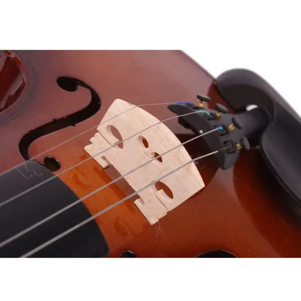 Solid Wood Violin Set With Case Bow Rosin For Beginners