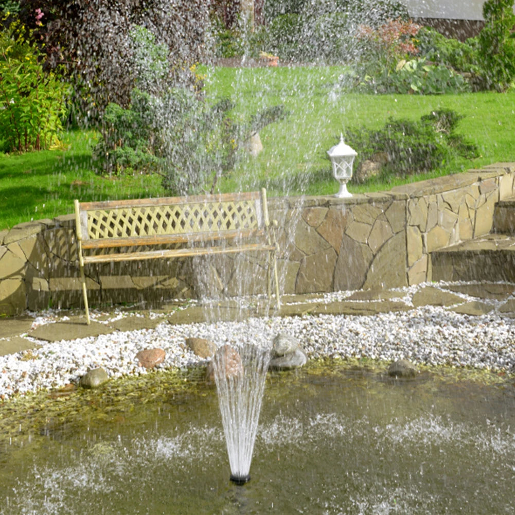 Hosport Solar Fountain Pond Pump Kit With Nozzles Bird Bath