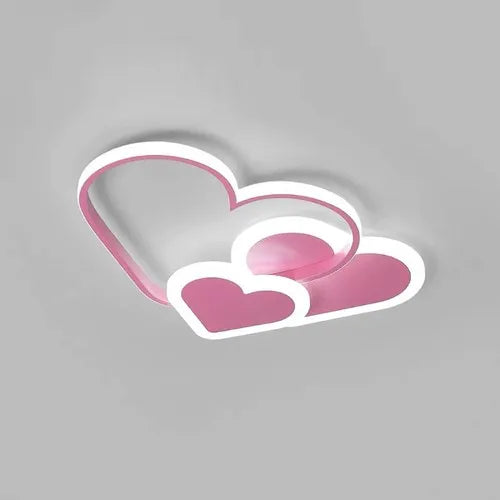 Heart Shaped LED Ceiling Light With Remote Control For Living Room