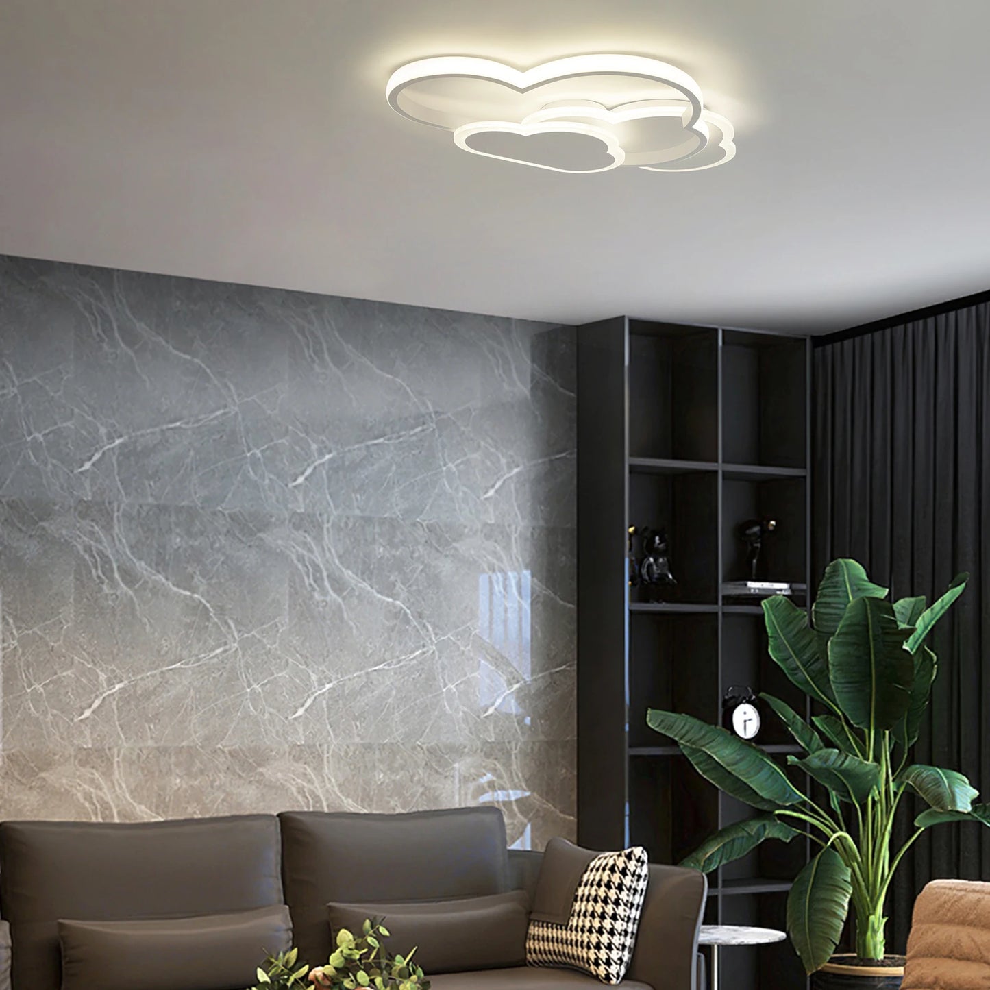 Cloud Shape LED Ceiling Light With 3 Color Temperatures