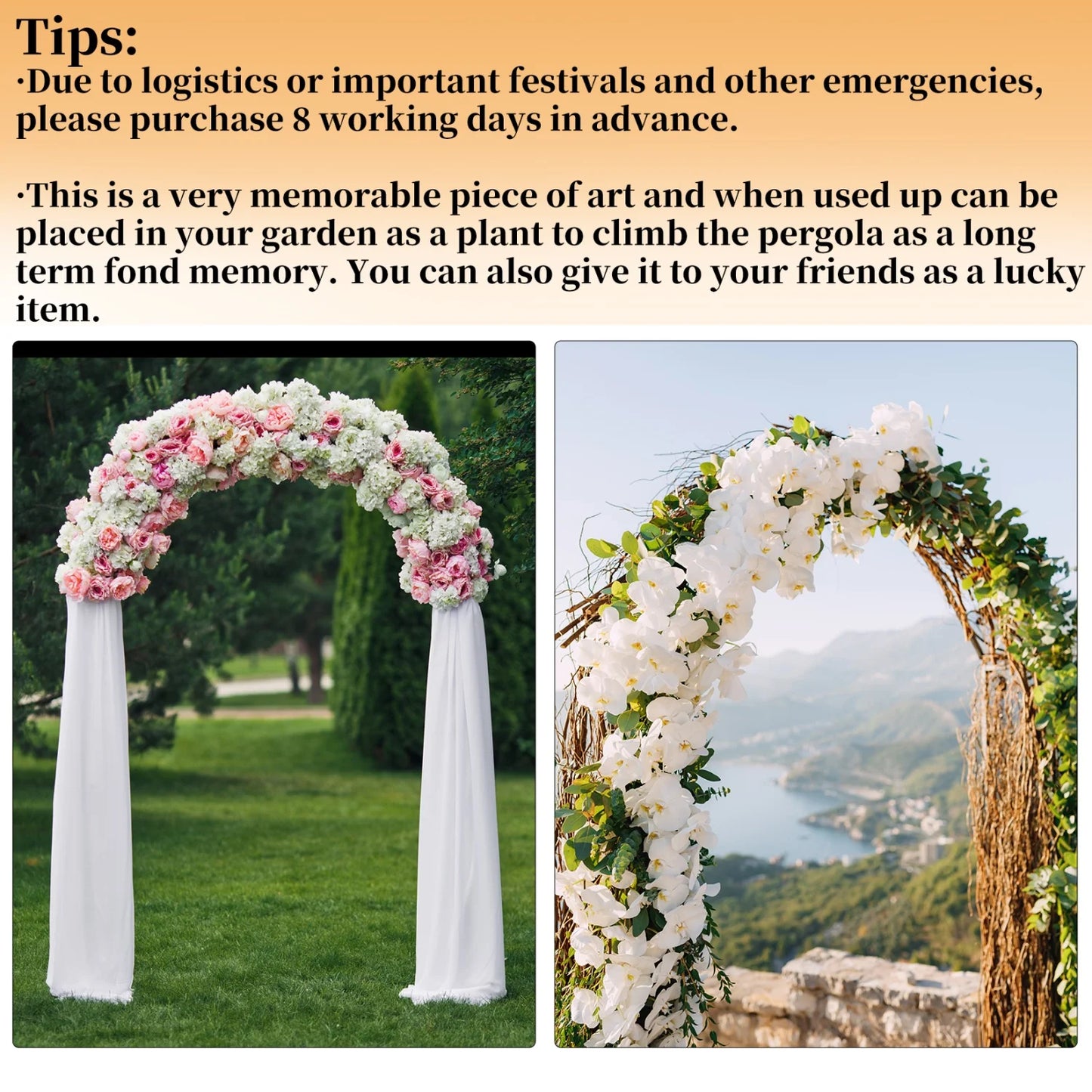 Metal Wedding Arch Stand Backdrop Frame For Events