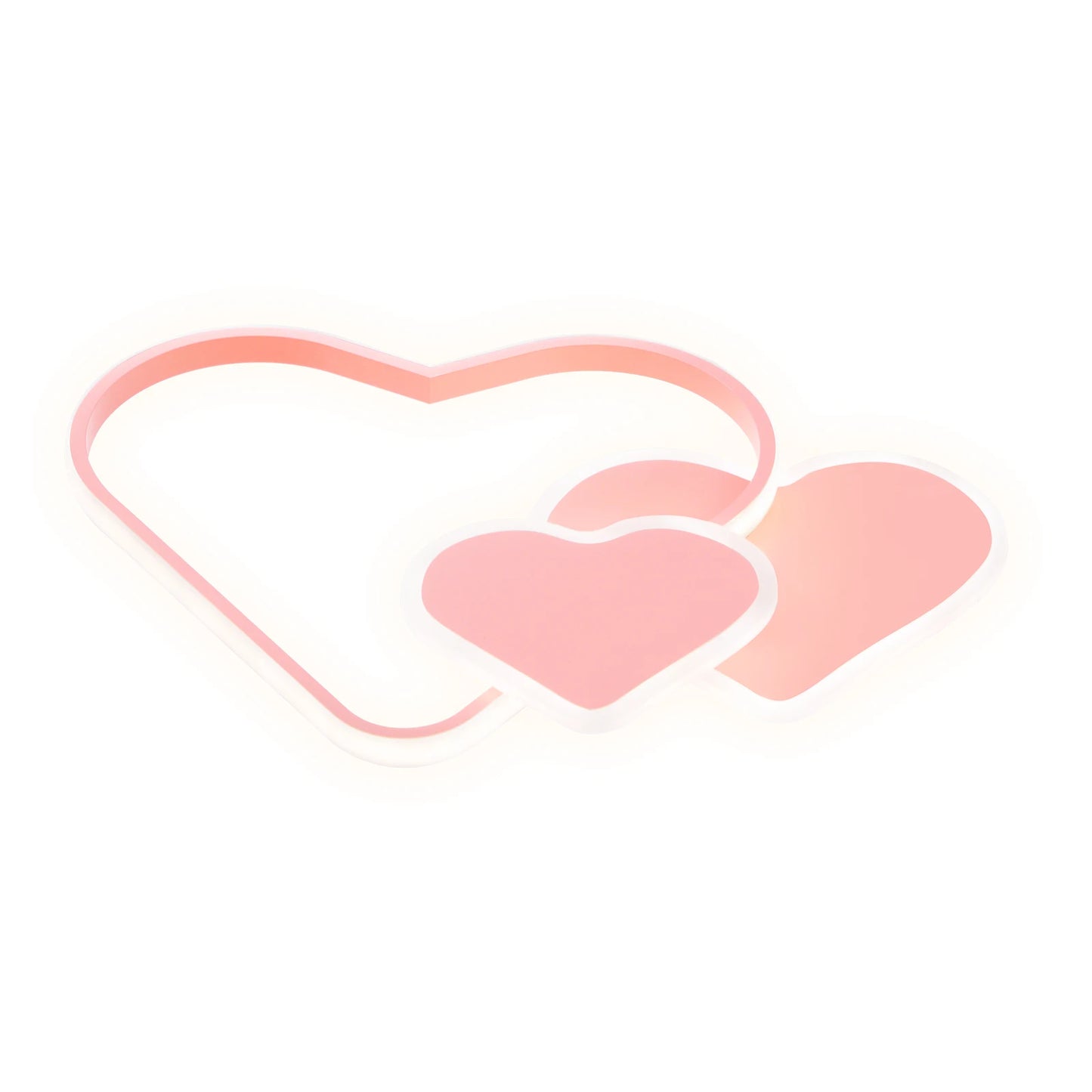 Heart Shaped LED Ceiling Light With Remote Control For Living Room