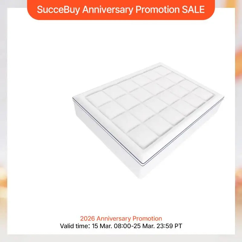 NONECN Memory Foam Mattress Topper With Fiber Fill