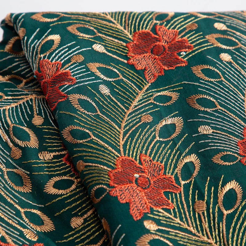 NONECN African Lace Embroidered Swiss Voile With Stones For Wedding