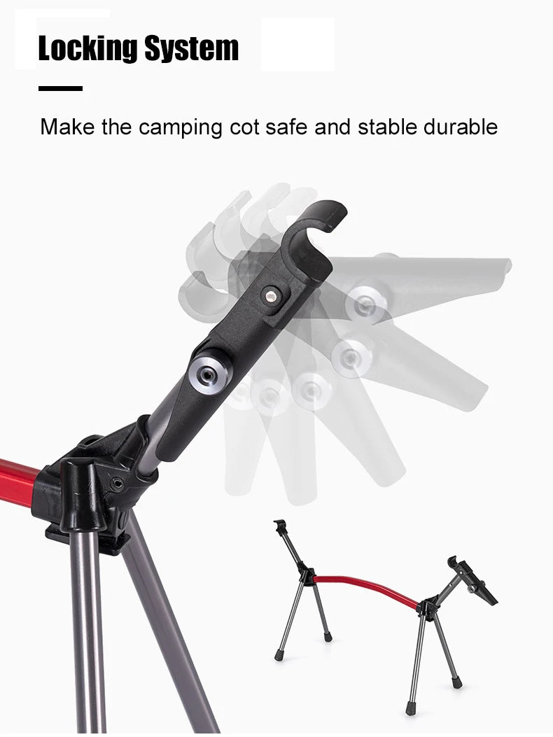 West Tune Ultralight Camping Cot With Leg Extenders Outdoor