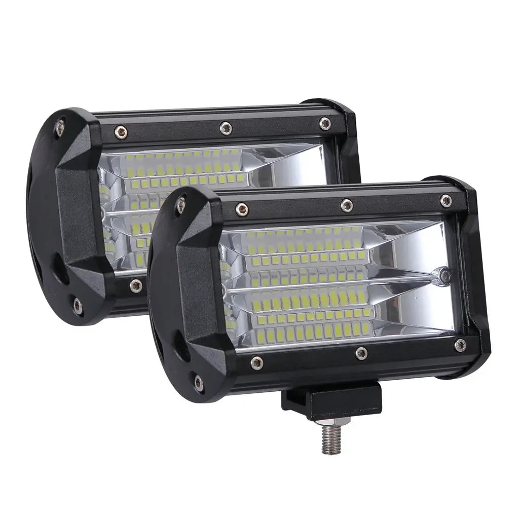 AUCD 4-Pack LED Flood Lights 12-24V for Vehicles and Boats