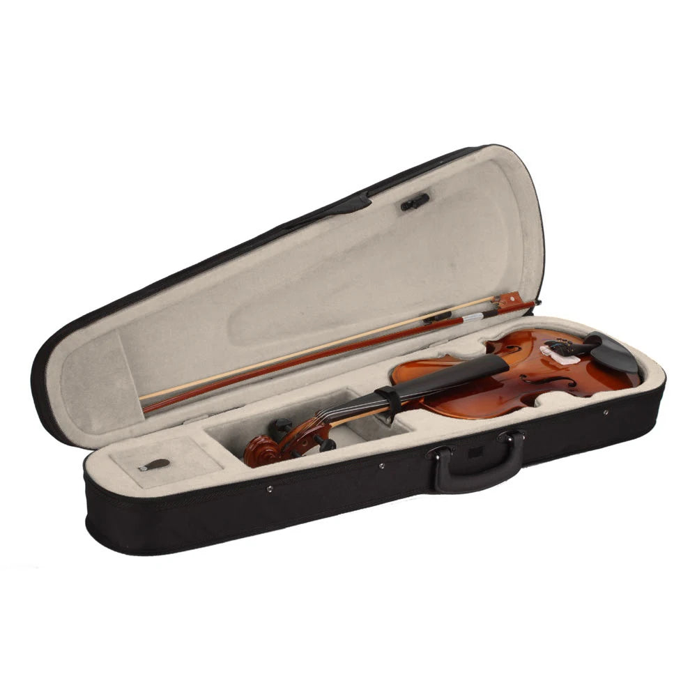 Solid Wood Violin Set With Case Bow Rosin For Beginners