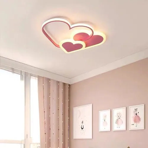 Heart Shaped LED Ceiling Light With Remote Control For Living Room