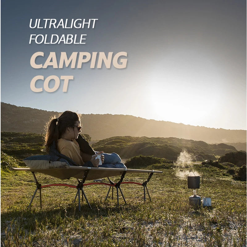 West Tune Ultralight Camping Cot With Leg Extenders Outdoor