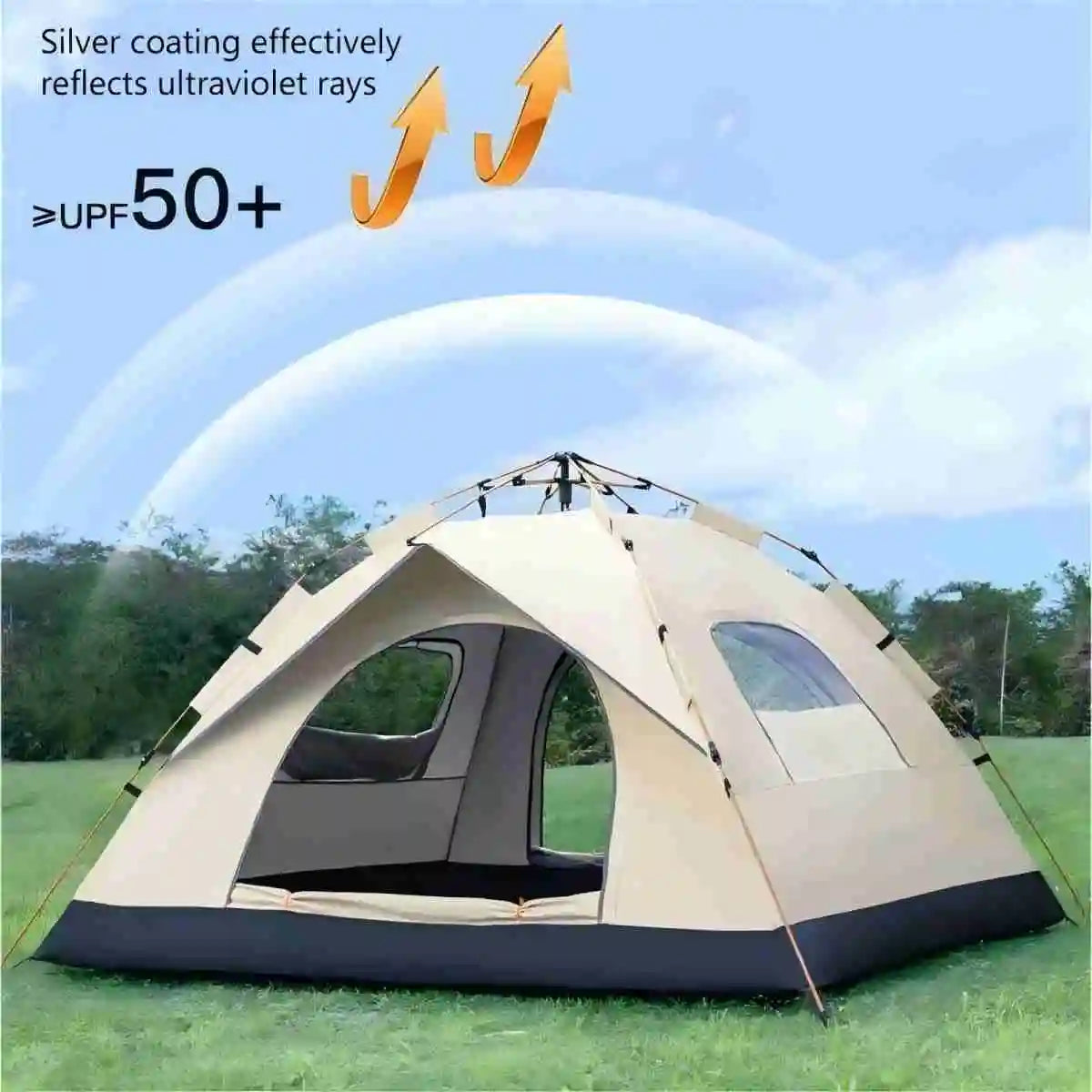 Pakicetus Outdoor Sunshade Tent Self Opening Camping Shelter