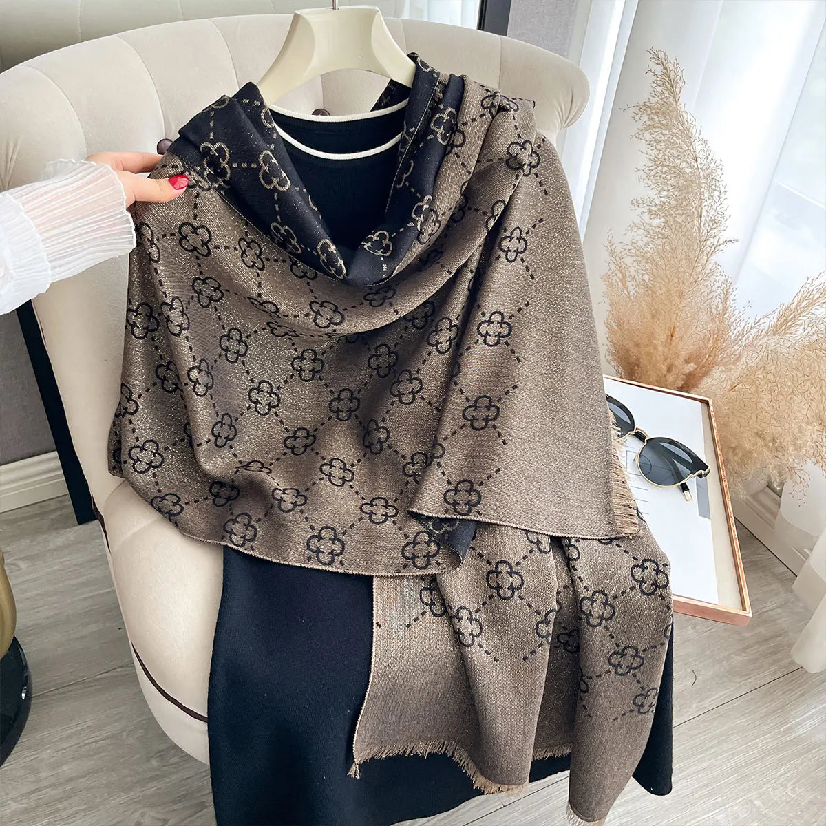 Elegant Muslim Hijab Sun Protection Scarf for Women
